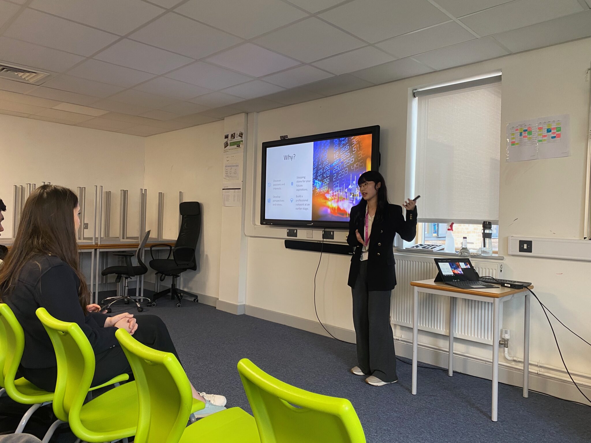 Former Student Sonya Delivers Banking and Finance Talk | Abbey Cambridge