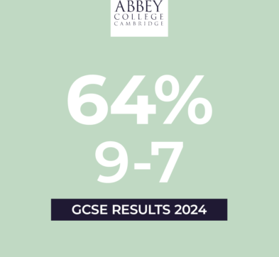 Abbey College Cambridge 2024 GCSE Results 64% Grade 9-7