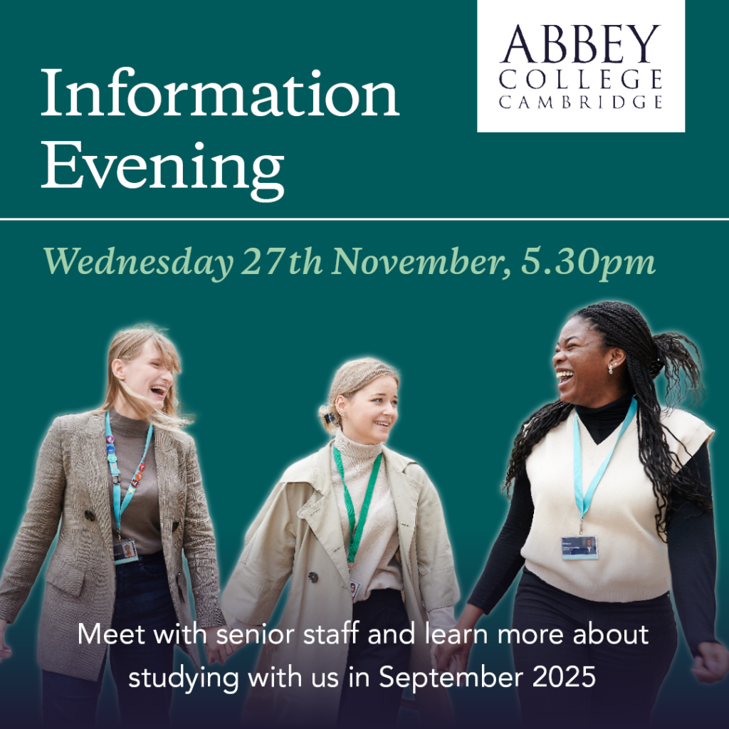 Abbey College Cambridge Information Evening - 27.11.24